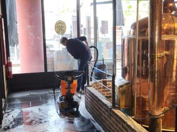 Nettoyage d'un restaurant à Montpellier après les travaux